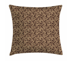 Earth Tones Camo Pattern Pillow Cover