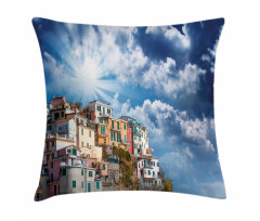 Sky View Houses Pillow Cover