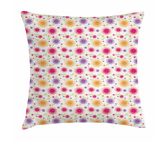 Flowers and Leaves Pillow Cover