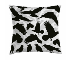 Birds and Feathers Pillow Cover