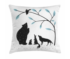 Forest Fauna Pillow Cover