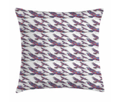 Vivid Flying Bird Pillow Cover