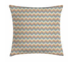 Zigzags in Tones Pillow Cover