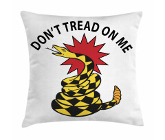 Rattlesnake Warn Pillow Cover