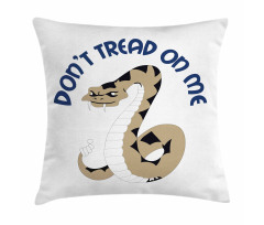 Dangerous Snake Pillow Cover