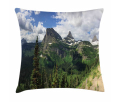 Panoramic Spring Landscape Pillow Cover