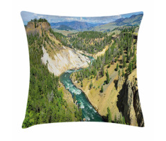 Yellowstone Calcite Springs Pillow Cover