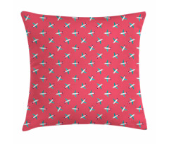 Nursery Cartoon Airplanes Pillow Cover