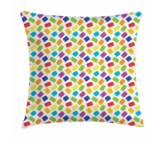 Childish Crayon Scribbles Pillow Cover
