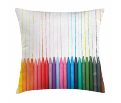 Color Scale of Paint Craft Pillow Cover