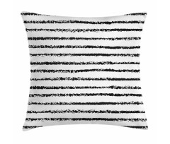 Grungy Brushstroke Lines Pillow Cover