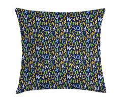 Irregular English Letters Pillow Cover