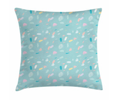 Pastel Strokes and Dots Pillow Cover