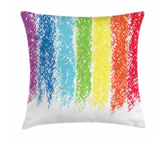 Cheerful Pastel Painting Pillow Cover