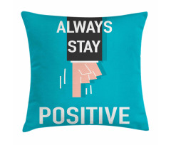 Always Stay Words Pillow Cover