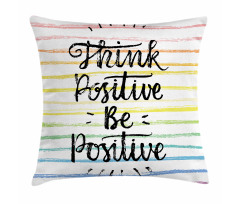 Motive Rainbow Line Pillow Cover