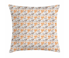 Whole Segments and Seeds Pillow Cover