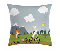 Having Fun in Nature Pillow Cover