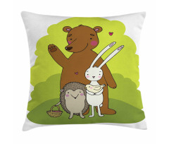 Simple Animals Pillow Cover