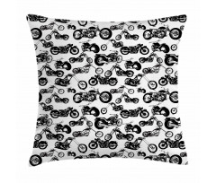Models of Motorbike Pillow Cover