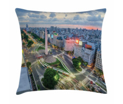 Buenos Aires Urban View Pillow Cover