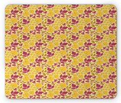 Season Color Leaves Mouse Pad