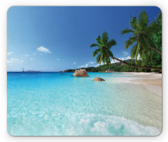 Anse Lazio Beach Surf Mouse Pad