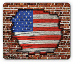 American National Flag Mouse Pad