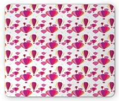 Colorful Abstract Aircraft Mouse Pad