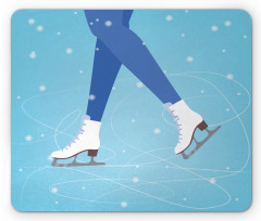 Legs on the Ice Rink Mouse Pad