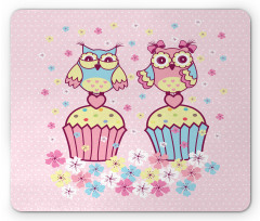 Couples Cupcakes Romantic Mouse Pad