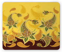 Turkish Floral Ornaments Mouse Pad