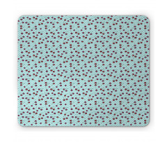 Fruit on Nostalgic Dots Mouse Pad