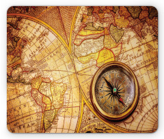 Old World Map Mouse Pad