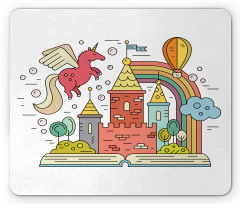 Princess Castle Nursery Mouse Pad