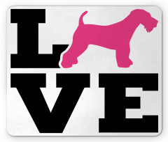 Pop Dog Lover Art Mouse Pad