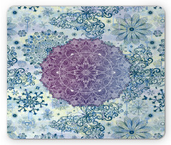 Eastern Motifs Ombre Mouse Pad