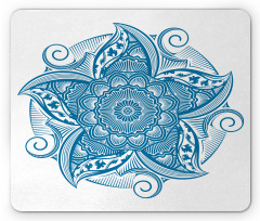 Wild Pointy Petals Mouse Pad