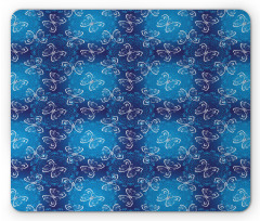 Abstract Floral Blossoms Mouse Pad