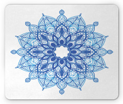 Ethnic Ornament Flower Mouse Pad