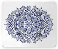 Meditative Floral Art Mouse Pad