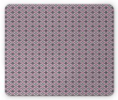 Vibrant Tone Circles Motifs Mouse Pad