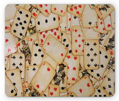 Old Vintage Playing Card Mouse Pad