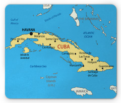 Republic of Cuba Modern Mouse Pad