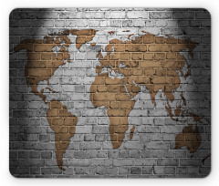 Countries Continents Mouse Pad