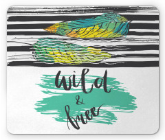 Wild and Free Art Mouse Pad