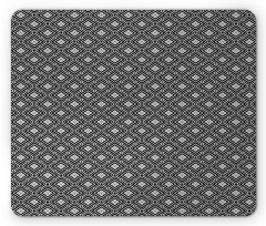 Retro Square Line Mouse Pad