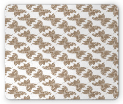 Delicate Butterflies Mouse Pad