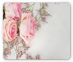 Close up Photo Flowers Mouse Pad