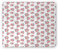 Delicate Flowers Art Mouse Pad